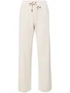 BRUNELLO CUCINELLI BRUNELLO CUCINELLI SEQUIN-EMBELLISHED RIBBED TROUSERS