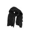 Brunello Cucinelli Luminous Diamond-pattern Scarf With Micro-sequins 66 X 218 Cm In Black
