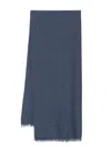 Brunello Cucinelli Embroidered Sequin Scarf In Blue