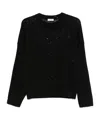 Brunello Cucinelli Sequin-embellished Sweater In Black