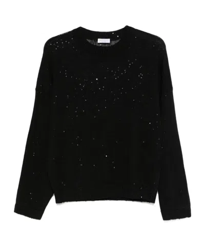 BRUNELLO CUCINELLI SEQUIN-EMBELLISHED SWEATER