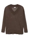 BRUNELLO CUCINELLI SEQUIN-EMBELLISHED SWEATER