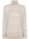 BRUNELLO CUCINELLI SEQUIN-EMBELLISHED SWEATER