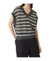 Brunello Cucinelli Sequin-embellished Vest In Black
