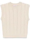 Brunello Cucinelli Sequin-embellished Vest In Neutrals