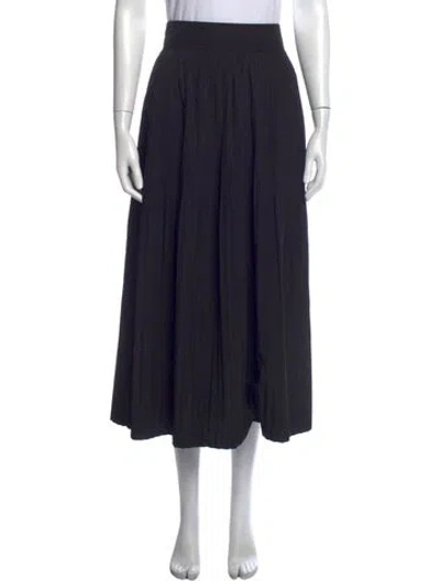 Pre-owned Brunello Cucinelli Sequin Embellishments Midi Length Skirt In Black