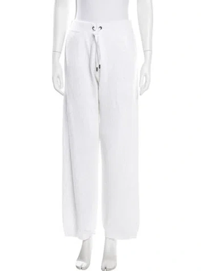 Pre-owned Brunello Cucinelli Sequin Embellishments Sweatpants W/ Tags In White