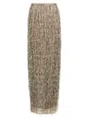 Brunello Cucinelli High Waist Sequin Fringed Skirt