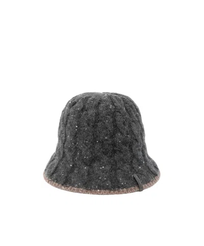 BRUNELLO CUCINELLI SEQUIN HAT