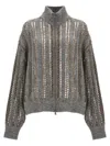 Brunello Cucinelli Sequin Openwork Sweater