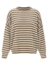 Brunello Cucinelli Women's Sparkling & Dazzling Striped Cashmere And Wool Sweater In Multicolor