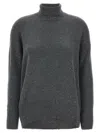 Brunello Cucinelli Sequin Sweater Sweaters And Cardigans Gray In Black