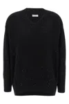 Brunello Cucinelli Sequin Sweater Sweaters And Cardigans Black In Black