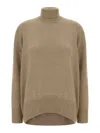 Brunello Cucinelli Sequin Sweater Sweaters And Cardigans Brown In Brown