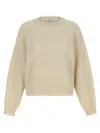Brunello Cucinelli Sequin Sweater Sweaters And Cardigans White In White