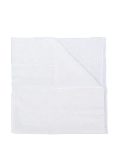 BRUNELLO CUCINELLI BUFANDA - BLANCO
