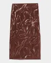 Brunello Cucinelli Sequined Georgette Midi Skirt In Brown