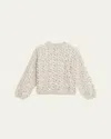 Brunello Cucinelli Sequined Mohair-wool Open-knit Crewneck Sweater In Multi