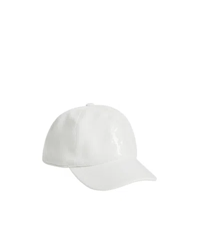 Brunello Cucinelli Kids' Sequin-embellished Cap In White