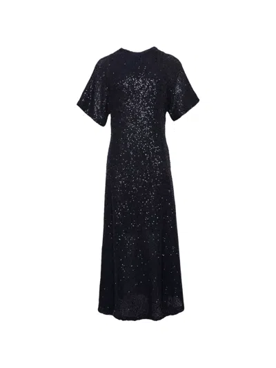 Brunello Cucinelli Sequin-embellished Midi Dress In Multi