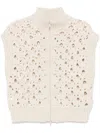 Brunello Cucinelli Sequinned Cardigan In C1903 Beige