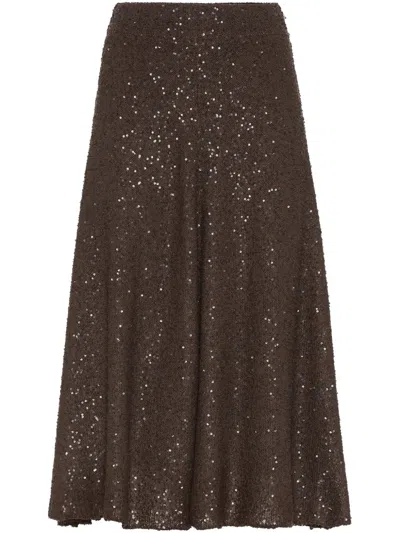 BRUNELLO CUCINELLI SEQUINNED SKIRT