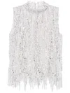 Brunello Cucinelli Sequinned Top In Grey