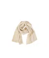 Brunello Cucinelli Women Scarf With Micro-sequins In Nude