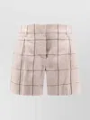 Shop Brunello Cucinelli Sequins Embroidery Linen Shorts