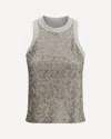 Brunello Cucinelli Women Sequins Top In Gray