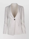 BRUNELLO CUCINELLI SHARP SILHOUETTE JACKET WITH NOTCHED LAPELS