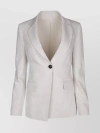 Brunello Cucinelli Gabardine-weave Single-breasted Blazer