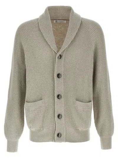 BRUNELLO CUCINELLI BRUNELLO CUCINELLI SHAWL CARDIGAN