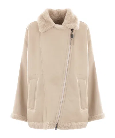 BRUNELLO CUCINELLI BRUNELLO CUCINELLI OFF-CENTER-ZIP BIKER JACKET