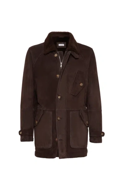 BRUNELLO CUCINELLI BRUNELLO CUCINELLI SHEARLING COAT