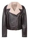 Brunello Cucinelli Coats & Jackets In Chocolate Naturale