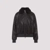 Brunello Cucinelli Shearling Collar Leather Jacket Women