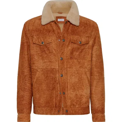BRUNELLO CUCINELLI BRUNELLO CUCINELLI SHEARLING JACKET