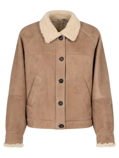 BRUNELLO CUCINELLI SHEARLING JACKET