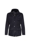Brunello Cucinelli Shearling Parka In Black