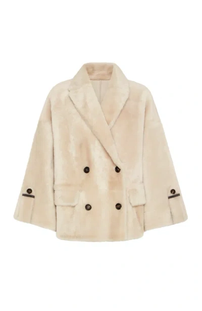 BRUNELLO CUCINELLI BRUNELLO CUCINELLI SHEARLING REVERSIBLE OUTERWEAR