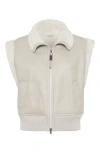 BRUNELLO CUCINELLI BRUNELLO CUCINELLI SHEARLING VEST