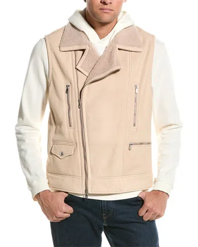 Brunello Cucinelli Sheepskin Vest In Neutral