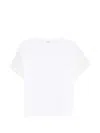 Brunello Cucinelli Sheer-panel T-shirt In White