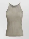 Brunello Cucinelli Shimmer Ribbed Tank Top