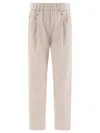 Brunello Cucinelli High Rise Baggy Trousers For Women