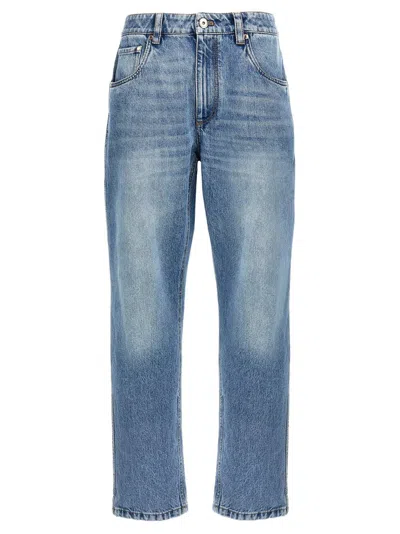 Brunello Cucinelli Monile Jeans In Blue