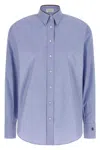 Brunello Cucinelli Long-sleeve Button-up Shirt In Blue