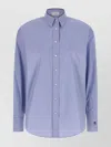 Brunello Cucinelli Long-sleeve Button-up Shirt In Blue