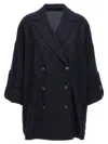 Brunello Cucinelli 'shiny Cuff Details' Caban Coat